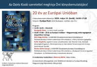 Könyvbemutató: 20 év az Európai Unióban