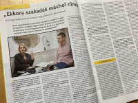 Sajtóvisszhang: Interjú Bíró-Nagy Andrással és Szabó Andreával a Magyar Narancsban